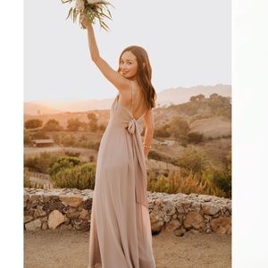 Show Me Your Mumu Lauren Tie Maxi Dress